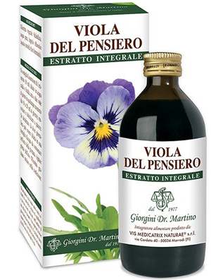 VIOLA DEL PENSIERO ESTRATTO INTEGRALE 200 ML - Farmacia De Pasquale
