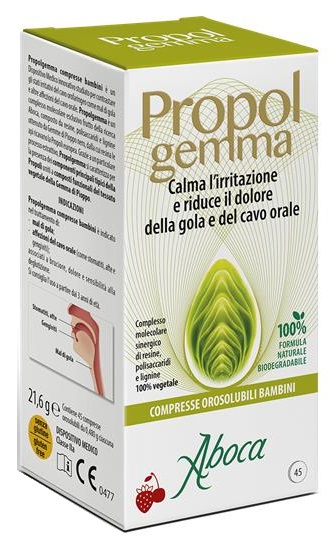 PROPOLGEMMA BAMBINI 45 COMPRESSE OROSOLUBILI 480 MG - Farmacia De Pasquale
