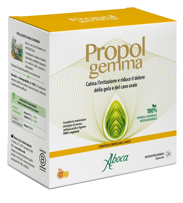 PROPOLGEMMA 20 COMPRESSE OROSOLUBILI ADULTI 1,50 G - Farmacia De Pasquale