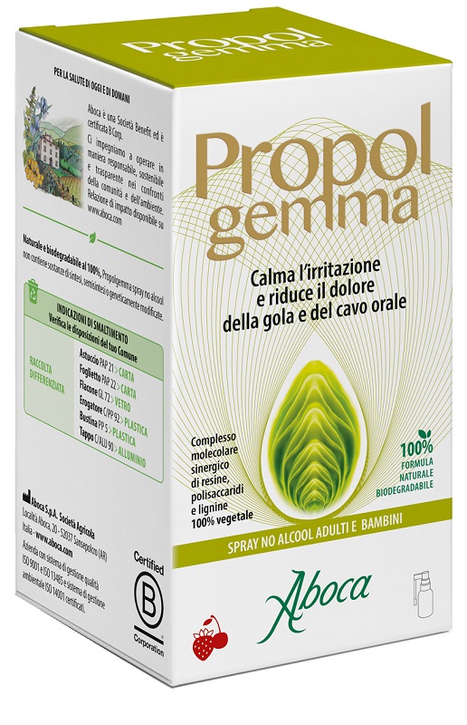 PROPOLGEMMA SPRAY NO ALCOOL BAMBINI E ADULTI 30 ML - Farmacia De Pasquale