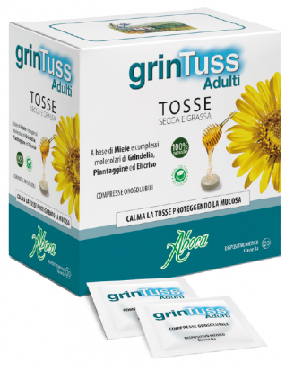 GRINTUSS ADULTI 20 COMPRESSE CON POLIRESIN 1,5 G - Farmacia De Pasquale