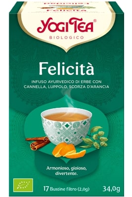 YOGI TEA FELICITA' 34 G - Farmacia De Pasquale