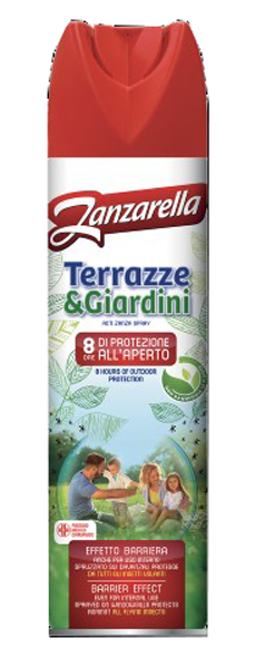 ZANZARELLA AMBIENTE SPRAY TERRAZZE&GIARDINI 400 ML - Farmacia De Pasquale