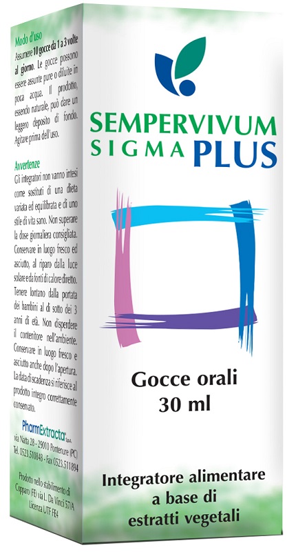SEMPERVIVUM SIGMA PLUS 30 ML - Farmacia De Pasquale