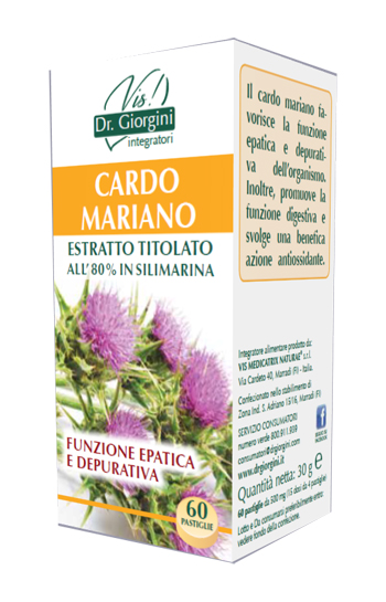 CARDO MARIANO ESTRATTO TITOLATO 60 PASTIGLIE - Farmacia De Pasquale