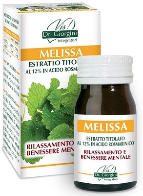 MELISSA ESTRATTO TITOLATO 60 PASTIGLIE - Farmacia De Pasquale