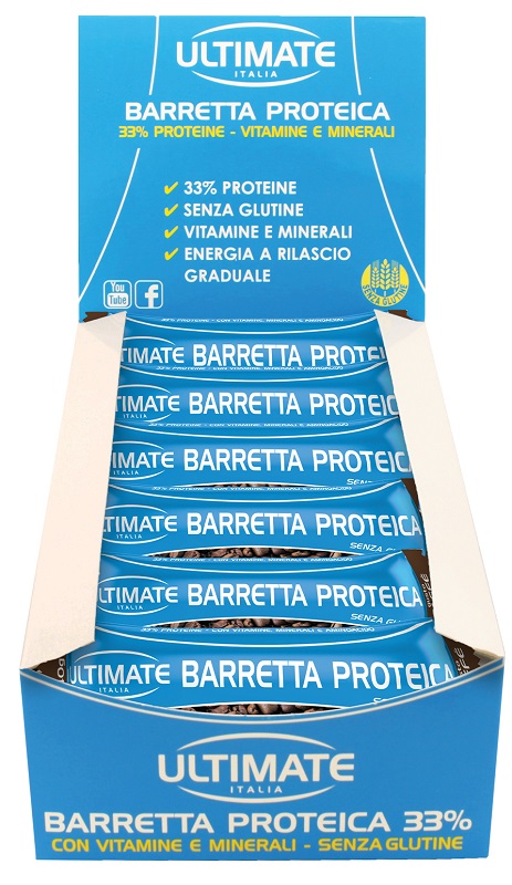 ULTIMATE BARRETTA PROTEICA CAFFE' 24 PEZZI DA 40 G - Farmacia De Pasquale