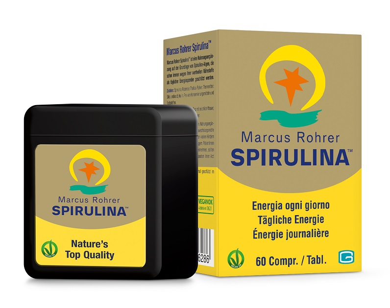 SPIRULINA MARCUS ROHRER TASCABILE 60 COMPRESSE - Farmacia De Pasquale