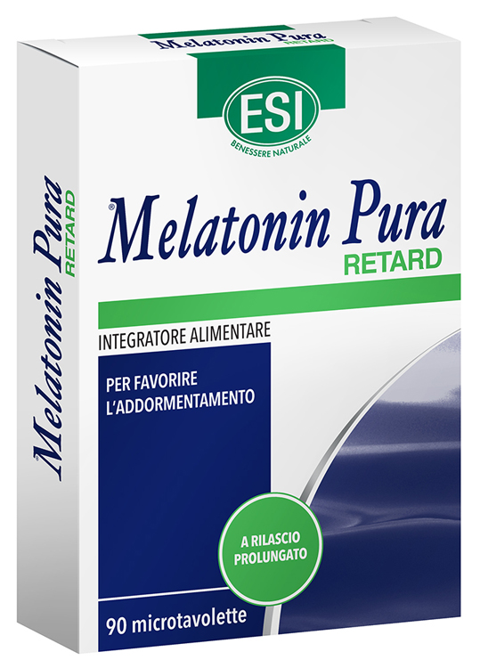 ESI MELATONIN PURA RETARD 90 MICROTAVOLETTE - Farmacia De Pasquale