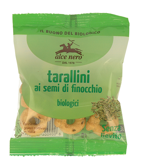 TARALLINI PUGLIESI AL FINOCCHIO BIO 40 G - Farmacia De Pasquale