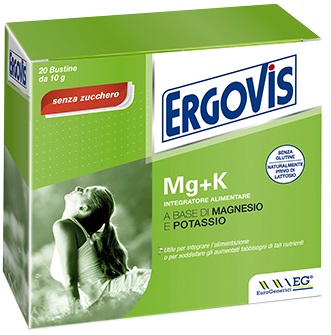 ERGOVIS MG+K SENZA ZUCCHERO 20 BUSTINE 5 G - Farmacia De Pasquale