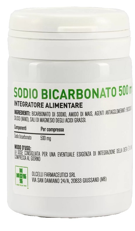 SODIO BICARBONATO 500 MG 100 COMPRESSE - Farmacia De Pasquale