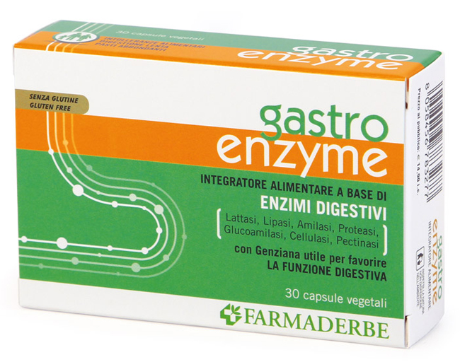 GASTRO ENZYME 30 CAPSULE VEGETALI - Farmacia De Pasquale