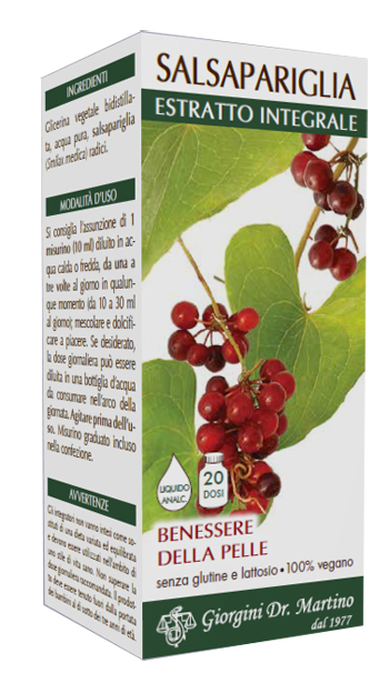 SALSAPARIGLIA ESTRATTO INTEGRALE 200 ML - Farmacia De Pasquale