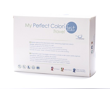 MY PERFECT COLON FAST TRAVEL LAVAGGIO INTESTINALE KIT COMPOSTO DA MY PERFECT COLON FAST + FILTRO CON ADATTATORE RUBINETTO+ ADATTATORE UNIVERSALE +CANNULA RETTALE 12 PEZZI +ASTUCCIO - Farmacia De Pasquale