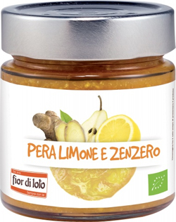 COMPOSTA PERE LIMONI E ZENZERO BIO 250 G - Farmacia De Pasquale