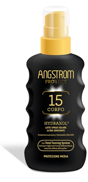 ANGSTROM PROTECT HYDRAXOL LATTE SPRAY SOLARE PROTEZIONE 15 175 ML - Farmacia De Pasquale