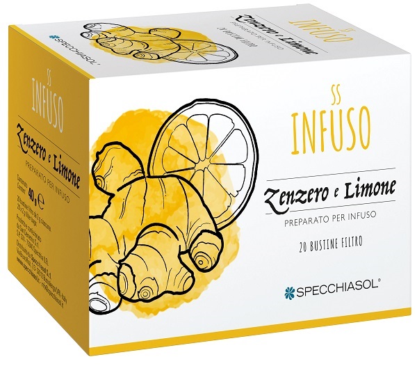 INFUSO TISANA ZENZERO + LIMONE 20 FILTRI - Farmacia De Pasquale