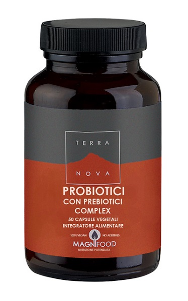 TERRANOVA PROBIOTICI CON PREBIOTICI COMPLEX 50 CAPSULE VEGETALI - Farmacia De Pasquale