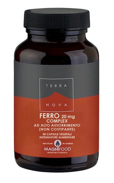 COMPLESSO DI FERRO AD ALTO ASSORBIMENTO 20 MG 50 CAPSULE - Farmacia De Pasquale
