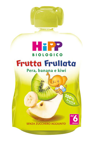 HIPP BIO FRUTTA FRULLATA PERA BANANA KIWI 90 G - Farmacia De Pasquale