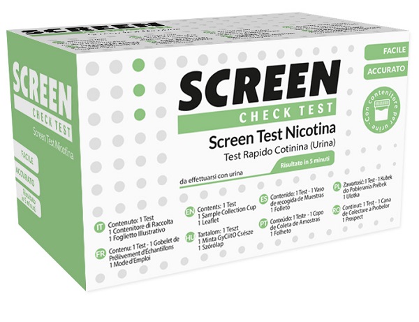SCREEN TEST NICOTINA/COTININA URINA - Farmacia De Pasquale