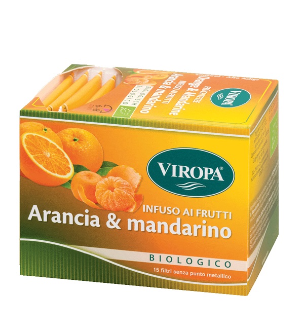 VIROPA ARANCIA & MANDARINO BIO INFUSO 15 FILTRI DA 2,5 G - Farmacia De Pasquale