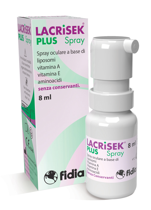 LACRISEK PLUS SPRAY SENZA CONSERVANTI SOLUZIONE OFTALMICA 8 ML - Farmacia De Pasquale