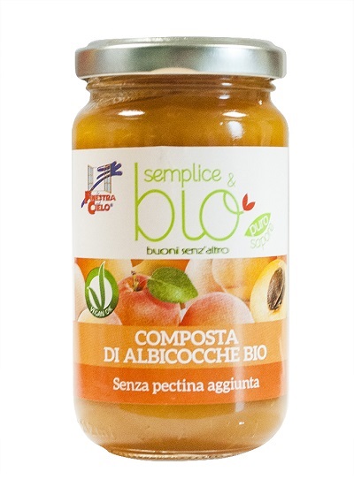 SEMPLICE&BIO COMPOSTA DI ALBICOCCA SENZA PECTINA 220 G - Farmacia De Pasquale