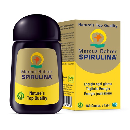 SPIRULINA MARCUS ROHRER RICARICA 180 COMPRESSE - Farmacia De Pasquale