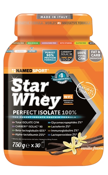 STAR WHEY ISOLATE VANILLA 750 G - Farmacia De Pasquale