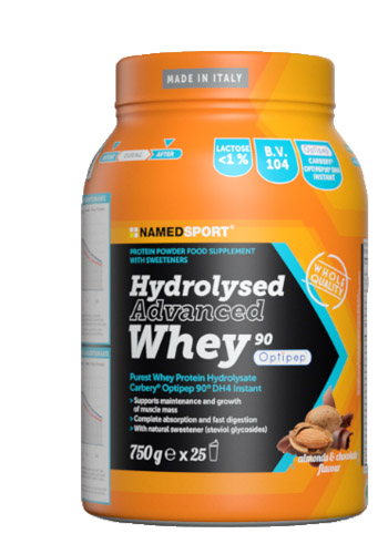HYDROLYSED ADVANCED WHEY CHOCO ALMOND 750 G - Farmacia De Pasquale