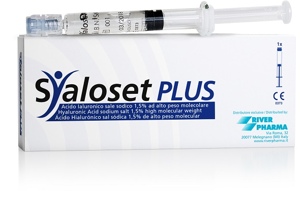 SIRINGA INTRA-ARTICOLARE SYALOSET PLUS ACIDO IALURONICO SALE SODICO 1,5% AD ALTO PESO MOLECOLARE 4 ML - Farmacia De Pasquale