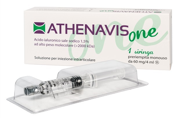 SIRINGA INTRA-ARTICOLARE ATHENAVIS ONE ACIDO IALURONICO 1,5% 4 ML - Farmacia De Pasquale