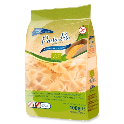 PIACERI MEDITERRANEI FARFALLE BIO 400 G - Farmacia De Pasquale