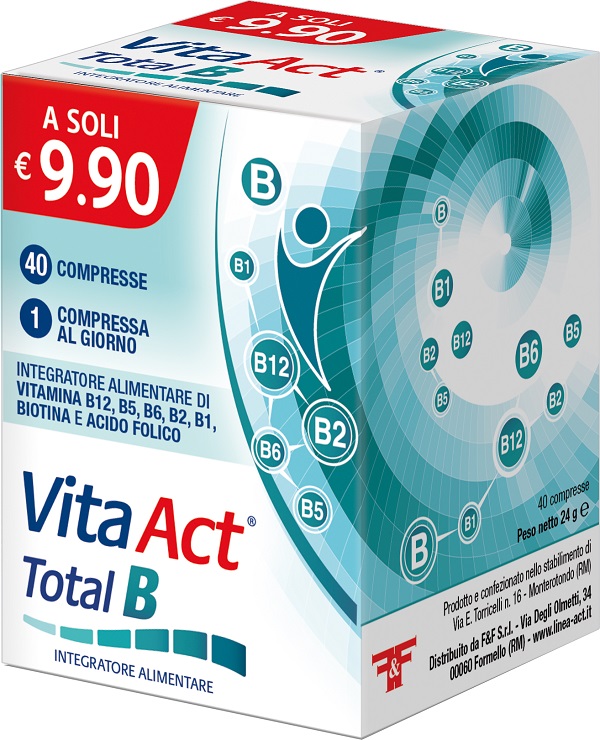 VITA ACT TOTAL B 40 COMPRESSE - Farmacia De Pasquale