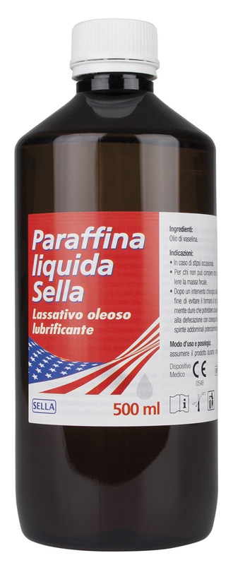 PARAFFINA LIQUIDA MD LASSATIVO 500 ML SELLA - Farmacia De Pasquale