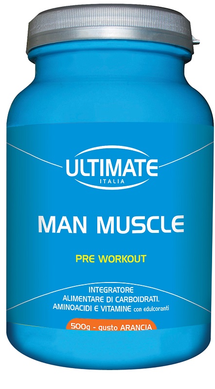 ULTIMATE MAN MUSCLE PRE-WORKOUT ARANCIA - Farmacia De Pasquale