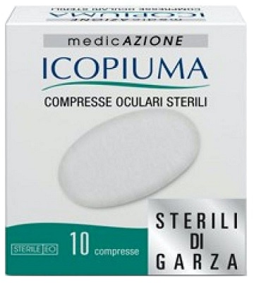 COMPRESSE OCULARI ADESIVE STERILI 10 PEZZI - Farmacia De Pasquale