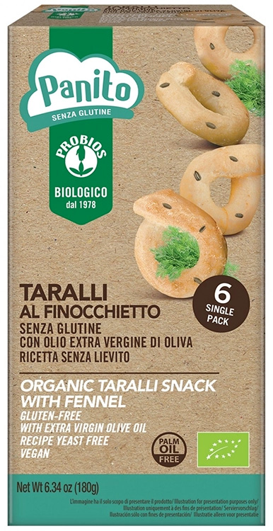 PANITO TARALLI AL FINOCCHIETTO 180 G - Farmacia De Pasquale