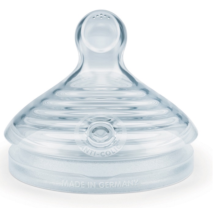 NUK TETTARELLA NATURAL SENSE IN SILICONE 0-6 MESI MISURA MEDIA 2 PEZZI - Farmacia De Pasquale