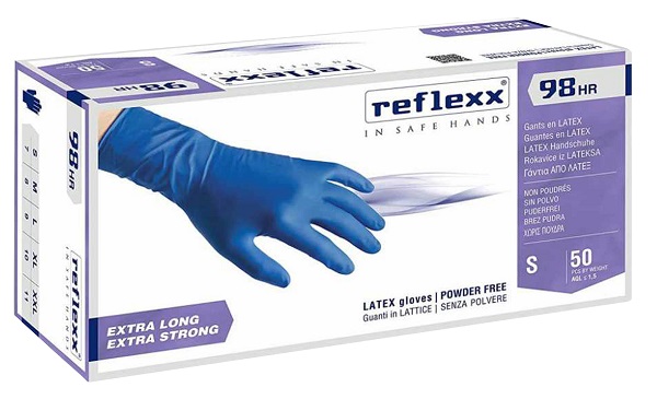 GUANTI LATTICE SENZA POLVERE LARGE 100 PEZZI GAMMADIS - Farmacia De Pasquale