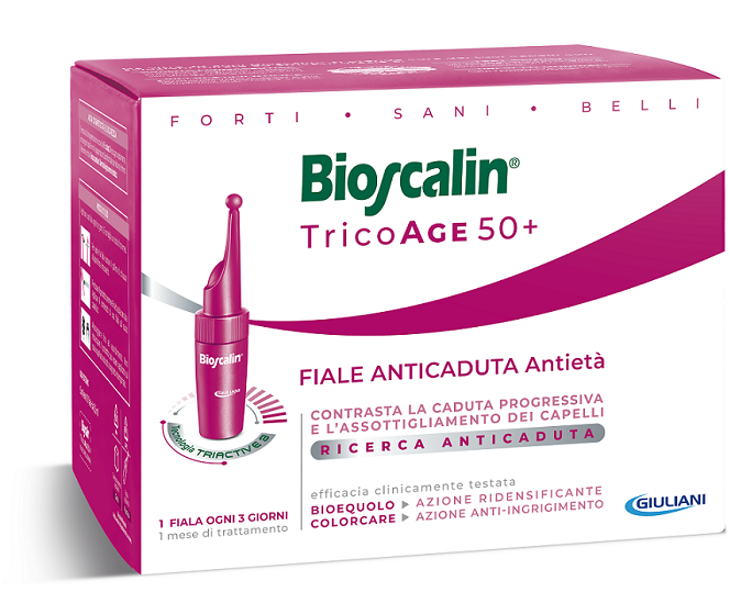 BIOSCALIN TRICOAGE ANTICADUTA ANTIETA' 10 FIALE 3,5 ML - Farmacia De Pasquale