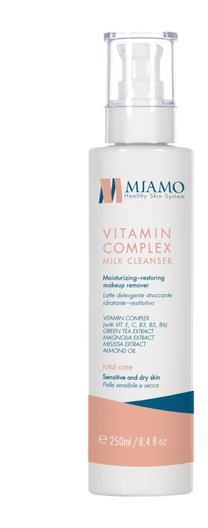 MIAMO TOTAL CARE VITAMIN COMPLEX MILK CLEANSER 250 ML - Farmacia De Pasquale