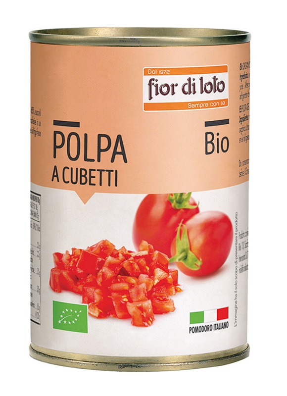 POLPA POMODORO CUBETTI BIO 400 G - Farmacia De Pasquale