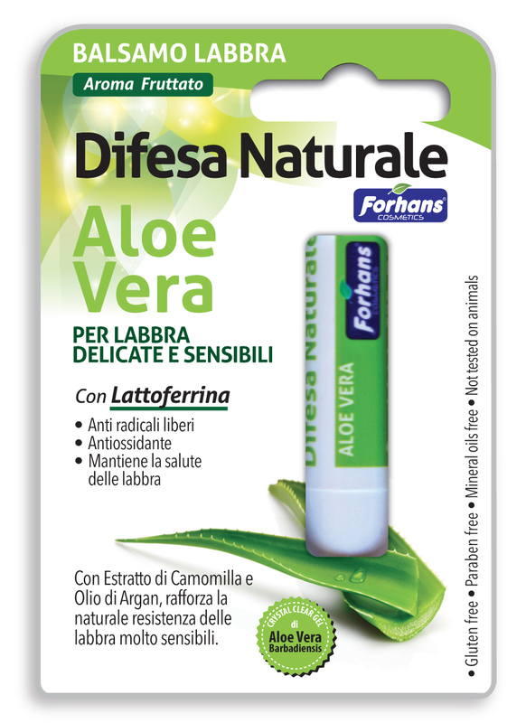 FORHANS BALSAMO LABBRA DIFESA NATURALE ALOE VERA - Farmacia De Pasquale