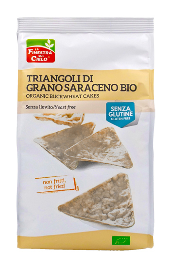 TRIANGOLI DI GRANO SARACENO BIO 100 G - Farmacia De Pasquale