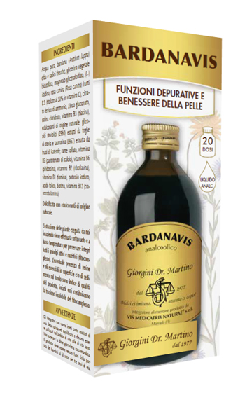 BARDANAVIS LIQUIDO ANALCOLICO 200 ML - Farmacia De Pasquale