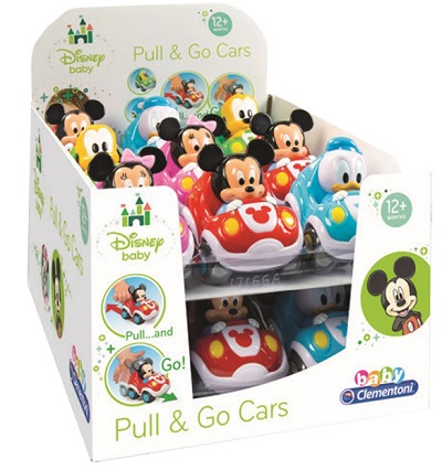 17166 DISNEY BABY MACCHININE PULL BACK EXPO 18 PZ - Farmacia De Pasquale