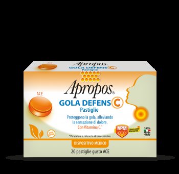 APROPOS GOLA DEFENS C ACE 20 PASTIGLIE - Farmacia De Pasquale